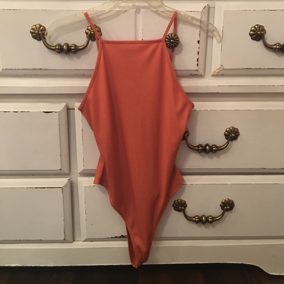 Forever 21 Tops - Forever 21 Orange Bodysuit.